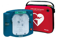 Philips aed hs1 met draagtas electroden accu m5066a