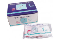 Bd insulinespuit met naald micro-fine 29g 12.7x0.33mm 1ml 320801 steriel