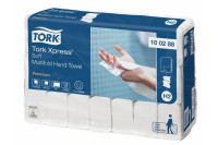 Tork xpress premium multifold handdoek papier 2-laags tbv h2 systeem
34x21cm wit 100288
