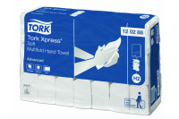 Tork xpress advanced multifold handdoek papier 2-laags tbv h2 systeem
34x21cm wit 120288