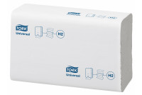 Tork xpress universal multifold handdoek papier 2-laags tbv h2 systeem
23,4x21,3cm wit 150299