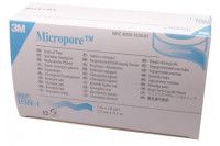 Micropore hechtpleister 9.1m x 2.5cm op dispenser bl ref 1535-1