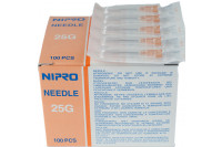 Nipro injectienaald 25g 16x0.50mm oranje hn2516et steriel