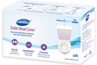 Carebag toiletzak toilet bowl liner op rol 9538534
