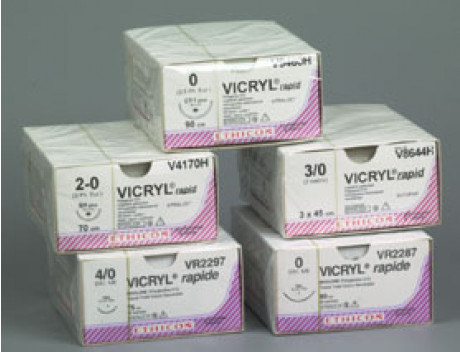 ETHICON HECHTDRAAD VICRYL RAPIDE USP2-0 NON NEEDLED 3X45CM TRANSPARANT
V8645E STERIEL