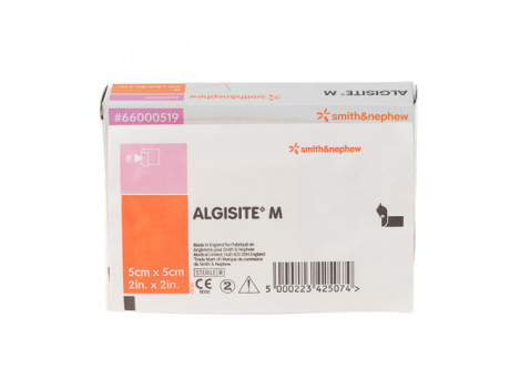 ALGISITE ALGINAAT WONDVERBAND 5X5CM 66000519 STERIEL