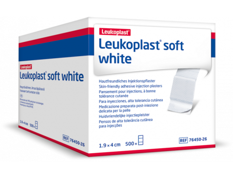 LEUKOPLAST SOFT WHITE 19X40MM 76450-26

